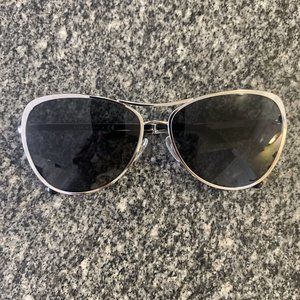 Chanel Silver Frame glasses (low Prescription Lenses)